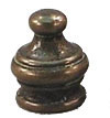 19mm Small Padoga Antique Brass